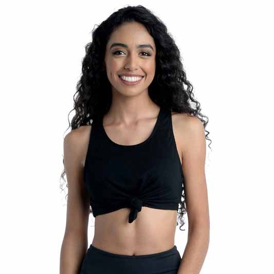 New Dance Sports Bra Crop Top Girls Size LC 12-14 Red Black Lace Cami  Natalie